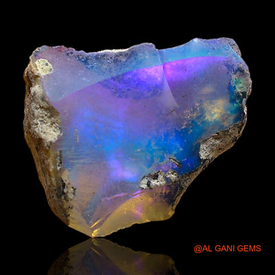 3.00 Cts Natural Ethiopian Fire Opal Loose Gemstone Fancy Rough 14x12x6 mm E-367