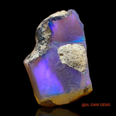 3.00 Cts Natural Ethiopian Fire Opal Loose Gemstone Fancy Rough 14x12x6 mm E-367