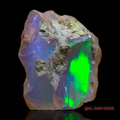 4.00 Cts Unheated Ethiopian Fire Opal Loose Gemstone Fancy Rough Natural 13x11x8 mm E-370