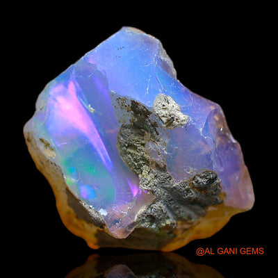 4.00 Cts Unheated Ethiopian Fire Opal Loose Gemstone Fancy Rough Natural 13x11x8 mm E-370
