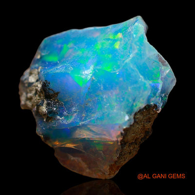 2.00 Cts Unheated Ethiopian Fire Opal Loose Gemstone Fancy Rough Natural 13x12x4 mm E-371