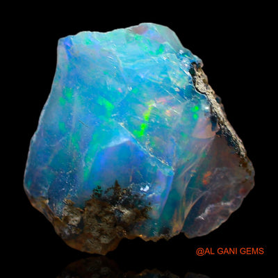 2.00 Cts Unheated Ethiopian Fire Opal Loose Gemstone Fancy Rough Natural 13x12x4 mm E-371