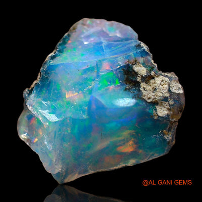2.00 Cts Unheated Ethiopian Fire Opal Loose Gemstone Fancy Rough Natural 13x12x4 mm E-371