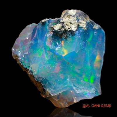 2.00 Cts Unheated Ethiopian Fire Opal Loose Gemstone Fancy Rough Natural 13x12x4 mm E-371