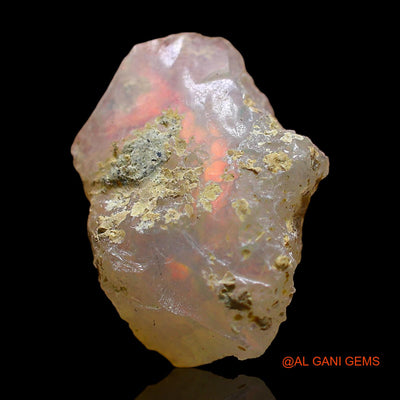 4.00 Cts Natural Ethiopian Fire Opal Loose Gemstone Fancy Rough 16x12x6 mm E-373