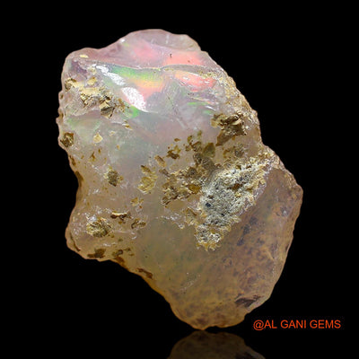 4.00 Cts Natural Ethiopian Fire Opal Loose Gemstone Fancy Rough 16x12x6 mm E-373
