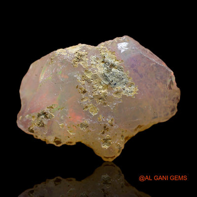 4.00 Cts Natural Ethiopian Fire Opal Loose Gemstone Fancy Rough 16x12x6 mm E-373