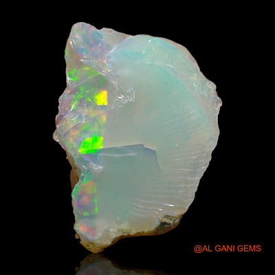 Natural Untreated Fire Opal Loose Gemstone Fancy Rough From Ethiopia 2.00 Cts 14x10x5 mm E-374
