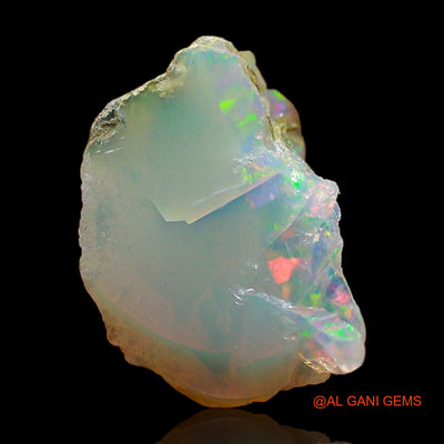 Natural Untreated Fire Opal Loose Gemstone Fancy Rough From Ethiopia 2.00 Cts 14x10x5 mm E-374