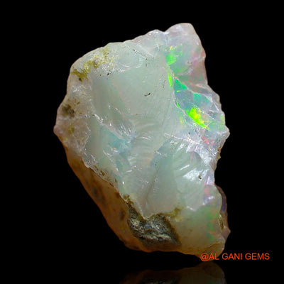 Natural Untreated Fire Opal Loose Gemstone Fancy Rough From Ethiopia 2.00 Cts 14x10x5 mm E-374