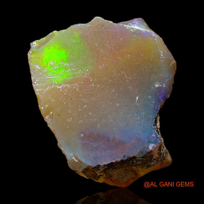 4.00 Cts Unheated Ethiopian Fire Opal Loose Gemstone Fancy Rough Natural 12x11x8 mm E-375