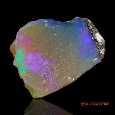 4.00 Cts Unheated Ethiopian Fire Opal Loose Gemstone Fancy Rough Natural 12x11x8 mm E-375