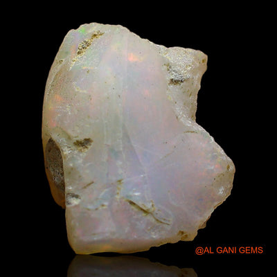 Natural Untreated Fire Opal Loose Gemstone Fancy Rough From Ethiopia 4.00 Cts 14x13x7 mm E-377