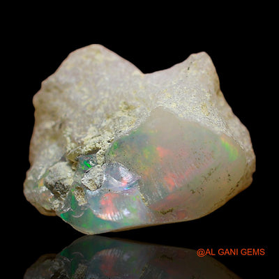 Natural Untreated Fire Opal Loose Gemstone Fancy Rough From Ethiopia 4.00 Cts 14x13x7 mm E-377