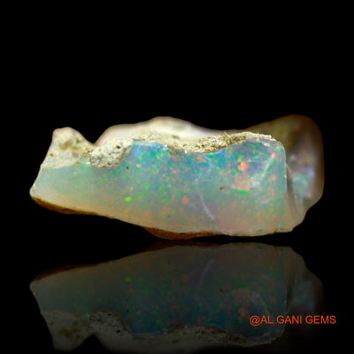 3.00 Cts Natural Ethiopian Fire Opal Loose Gemstone Fancy Rough 14x12x4 mm E-378