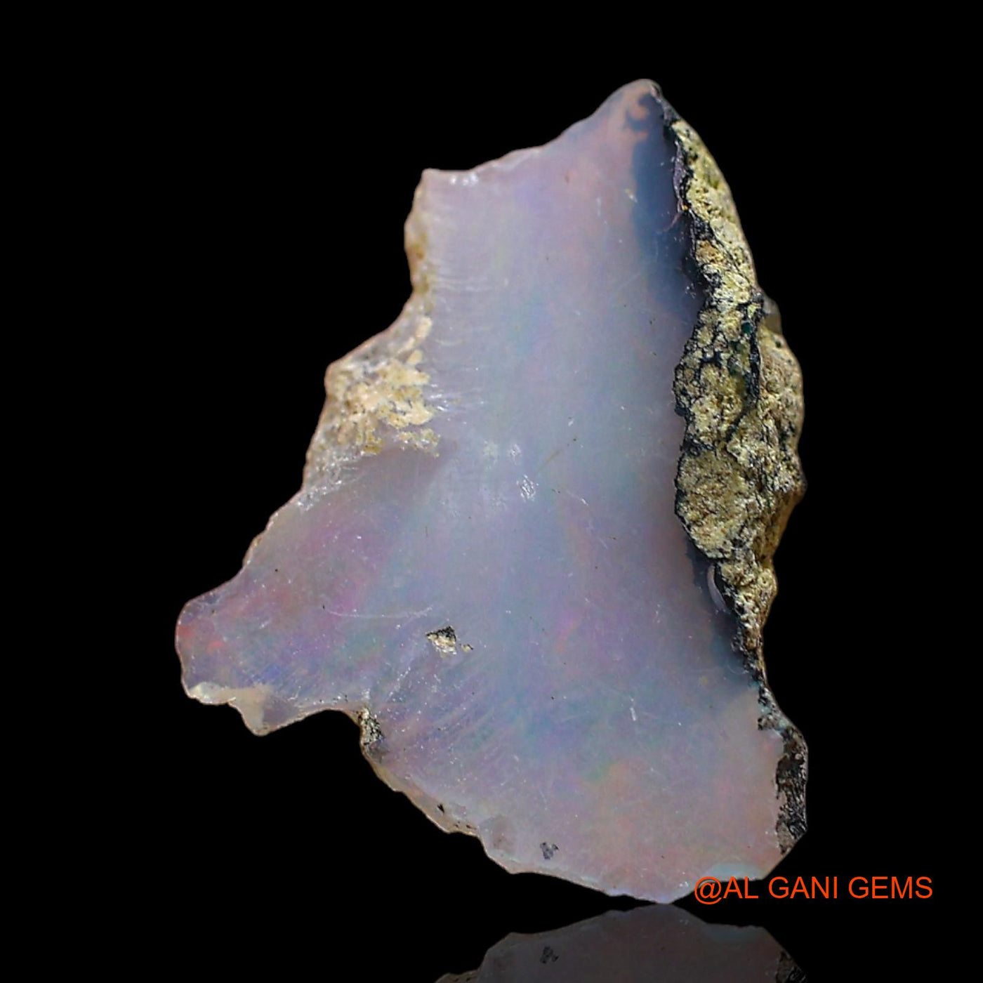 2.00 Cts Natural Ethiopian Fire Opal Loose Gemstone Fancy Rough 16x12x4 mm E-379