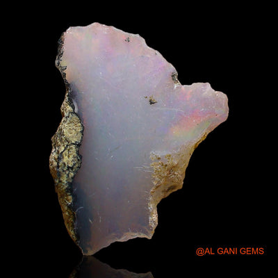 2.00 Cts Natural Ethiopian Fire Opal Loose Gemstone Fancy Rough 16x12x4 mm E-379