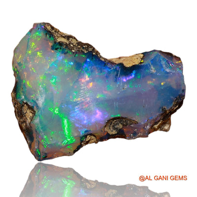6.00 Cts Natural Ethiopian Fire Opal Loose Gemstone Fancy Rough 16x12x6 mm E-37