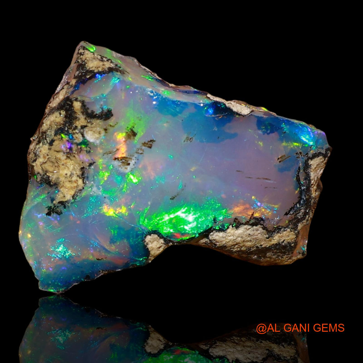6.00 Cts Natural Ethiopian Fire Opal Loose Gemstone Fancy Rough 16x12x6 mm E-37