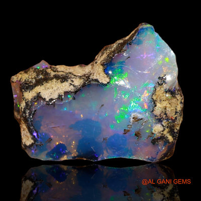 6.00 Cts Natural Ethiopian Fire Opal Loose Gemstone Fancy Rough 16x12x6 mm E-37