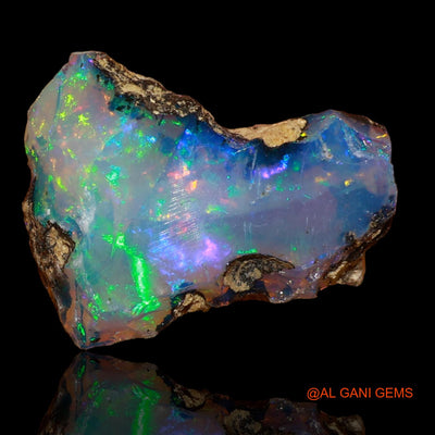 6.00 Cts Natural Ethiopian Fire Opal Loose Gemstone Fancy Rough 16x12x6 mm E-37
