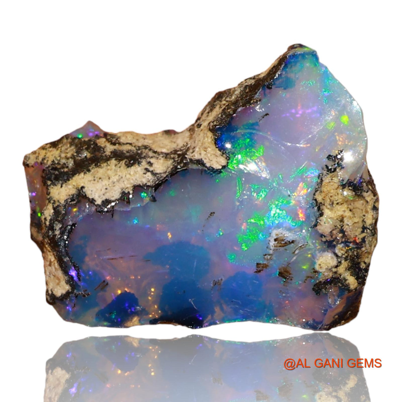 6.00 Cts Natural Ethiopian Fire Opal Loose Gemstone Fancy Rough 16x12x6 mm E-37