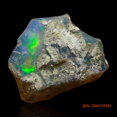 5.00 Cts Natural Ethiopian Fire Opal Loose Gemstone Fancy Rough 14x12x8 mm E-380