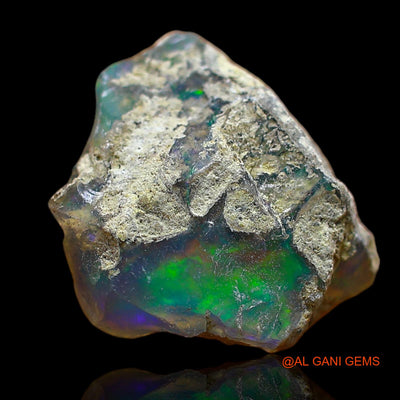 5.00 Cts Natural Ethiopian Fire Opal Loose Gemstone Fancy Rough 14x12x8 mm E-380