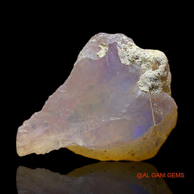 Natural Fire Opal Gemstone 3.00 Cts Loose Fancy Rough From Ethiopia 16x13x7 mm E-381