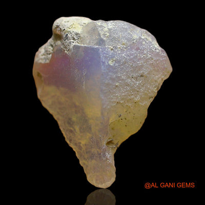 Natural Fire Opal Gemstone 3.00 Cts Loose Fancy Rough From Ethiopia 16x13x7 mm E-381