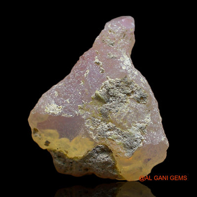 Natural Fire Opal Gemstone 3.00 Cts Loose Fancy Rough From Ethiopia 16x13x7 mm E-381
