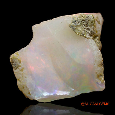 4.00 Cts Natural Ethiopian Fire Opal Loose Gemstone Fancy Rough 16x13x7 mm E-382