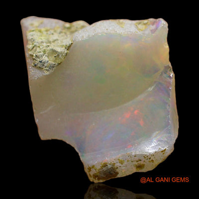 4.00 Cts Natural Ethiopian Fire Opal Loose Gemstone Fancy Rough 16x13x7 mm E-382