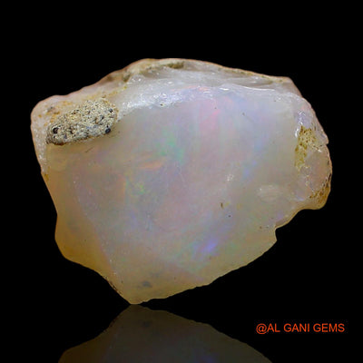 Natural Fire Opal Gemstone 5.00 Cts Loose Fancy Rough From Ethiopia 13x12x8 mm E-383