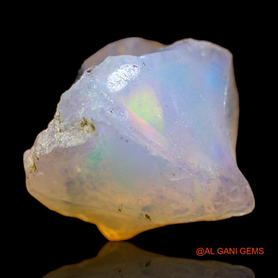 4.00 Cts Natural Ethiopian Fire Opal Fancy Rough Loose Gemstone For Jewelry 13x11x9 mm E-384