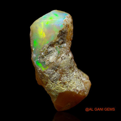4.00 Cts Natural Ethiopian Fire Opal Loose Gemstone Fancy Rough 16x8x7 mm E-387