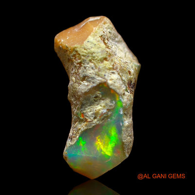 4.00 Cts Natural Ethiopian Fire Opal Loose Gemstone Fancy Rough 16x8x7 mm E-387