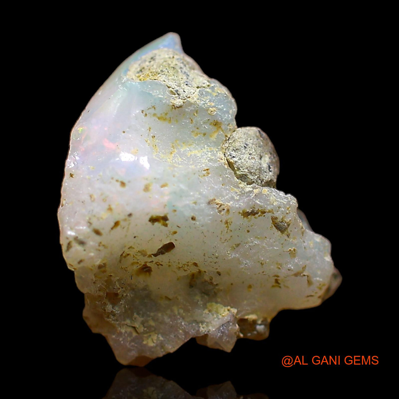 5.00 Cts Natural Ethiopian Fire Opal Loose Gemstone Fancy Rough 14x10x10 mm E-388