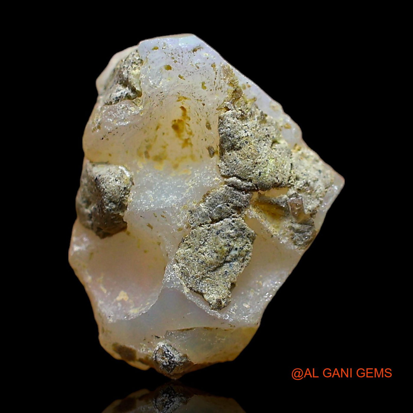5.00 Cts Natural Ethiopian Fire Opal Loose Gemstone Fancy Rough 14x10x10 mm E-388