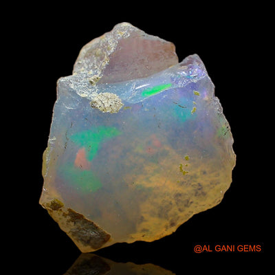3.00 Cts Natural Ethiopian Fire Opal Fancy Rough Loose Gemstone For Jewelry 14x11x8 mm E-389