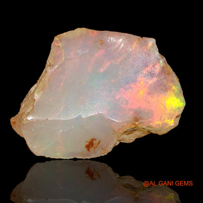 Natural Untreated Fire Opal Loose Gemstone Fancy Rough From Ethiopia 4.00 Cts 17x12x6 mm E-38