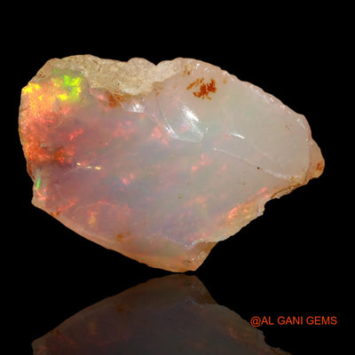 Natural Untreated Fire Opal Loose Gemstone Fancy Rough From Ethiopia 4.00 Cts 17x12x6 mm E-38