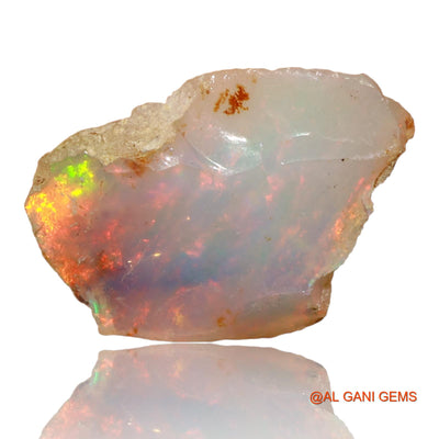 Natural Untreated Fire Opal Loose Gemstone Fancy Rough From Ethiopia 4.00 Cts 17x12x6 mm E-38