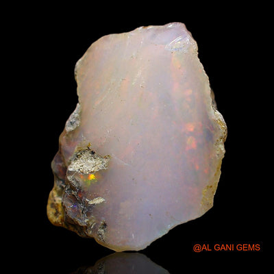 Natural Fire Opal Gemstone 4.00 Cts Loose Fancy Rough From Ethiopia 15x11x5 mm E-393