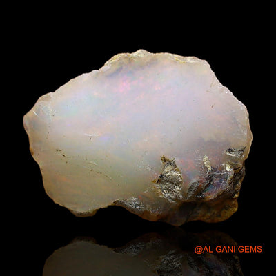 Natural Fire Opal Gemstone 4.00 Cts Loose Fancy Rough From Ethiopia 15x11x5 mm E-393