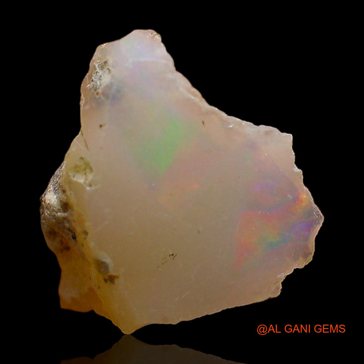 3.00 Cts Natural Ethiopian Fire Opal Fancy Rough Loose Gemstone For Jewelry 12x12x7 mm E-394