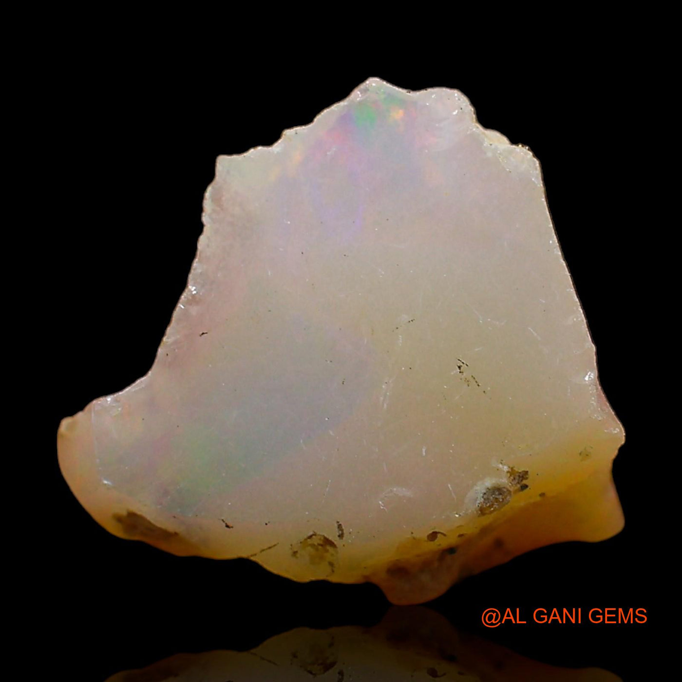 3.00 Cts Natural Ethiopian Fire Opal Fancy Rough Loose Gemstone For Jewelry 12x12x7 mm E-394
