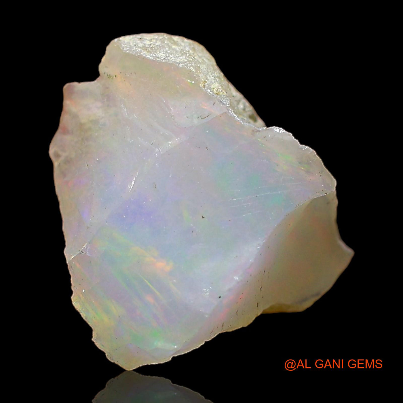 3.00 Cts Unheated Ethiopian Fire Opal Loose Gemstone Fancy Rough Natural 13x12x7 mm E-395