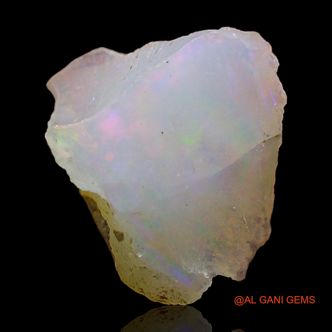 3.00 Cts Unheated Ethiopian Fire Opal Loose Gemstone Fancy Rough Natural 13x12x7 mm E-395