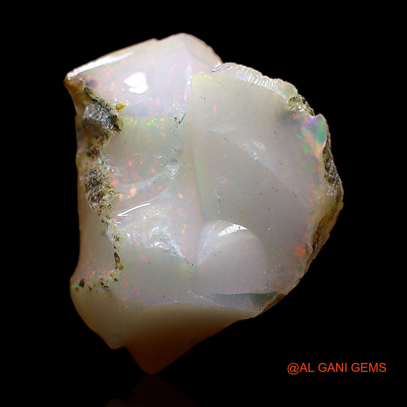 5.00 Cts Natural Ethiopian Fire Opal Fancy Rough Loose Gemstone For Jewelry 12x12x9 mm E-396